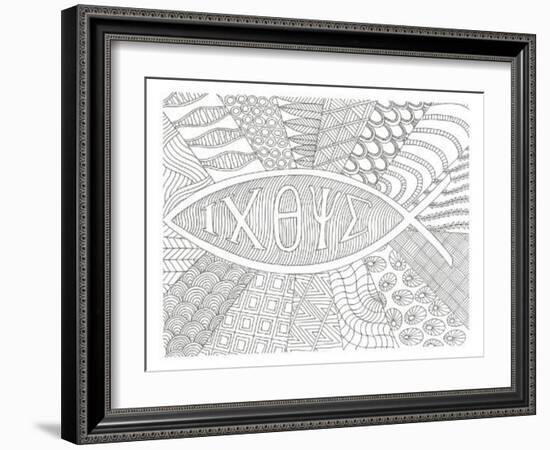 Eternal Fish-Pam Varacek-Framed Art Print