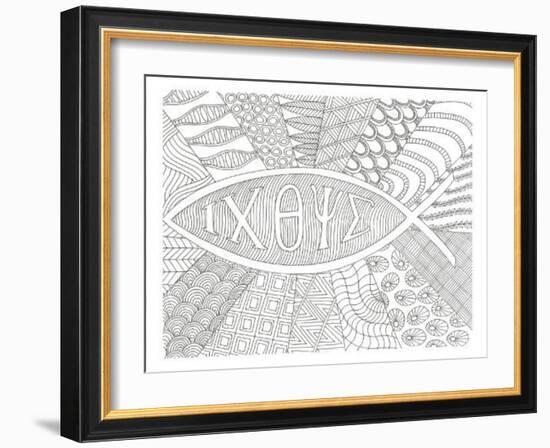 Eternal Fish-Pam Varacek-Framed Art Print