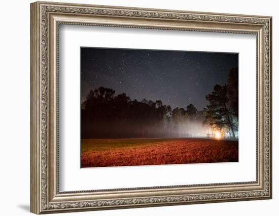 Eternal light, Night skies, RO Ranch Equestrian Park, Mayo, Florida-Maresa Pryor-Framed Photographic Print