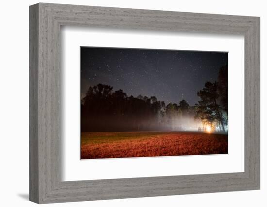 Eternal light, Night skies, RO Ranch Equestrian Park, Mayo, Florida-Maresa Pryor-Framed Photographic Print