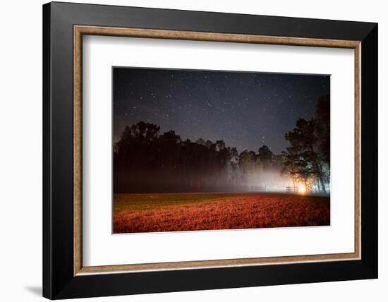 Eternal light, Night skies, RO Ranch Equestrian Park, Mayo, Florida-Maresa Pryor-Framed Photographic Print