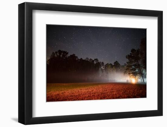 Eternal light, Night skies, RO Ranch Equestrian Park, Mayo, Florida-Maresa Pryor-Framed Photographic Print