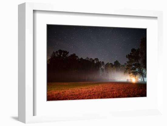 Eternal light, Night skies, RO Ranch Equestrian Park, Mayo, Florida-Maresa Pryor-Framed Photographic Print