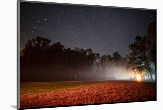 Eternal light, Night skies, RO Ranch Equestrian Park, Mayo, Florida-Maresa Pryor-Mounted Photographic Print