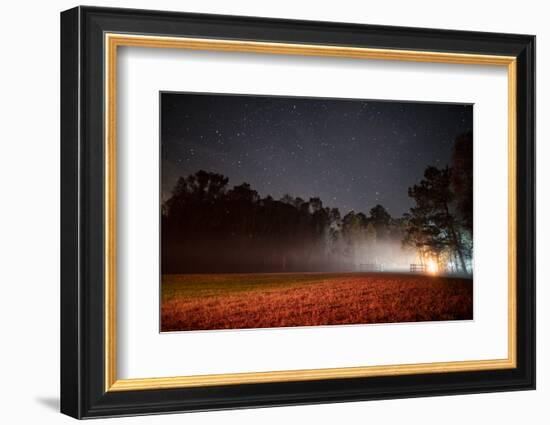 Eternal light, Night skies, RO Ranch Equestrian Park, Mayo, Florida-Maresa Pryor-Framed Photographic Print