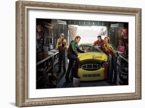 Eternal Speedway-Chris Consani-Framed Art Print