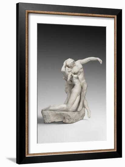 Eternal Springtime, Modeled 1884, Cast 1885 (Plaster, Painted White)-Auguste Rodin-Framed Giclee Print