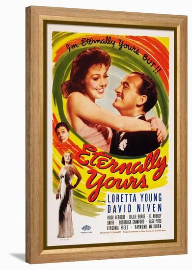 Eternally Yours, Virginia Field, Zasu Pitts, Loretta Young, David Niven, 1939-null-Framed Stretched Canvas