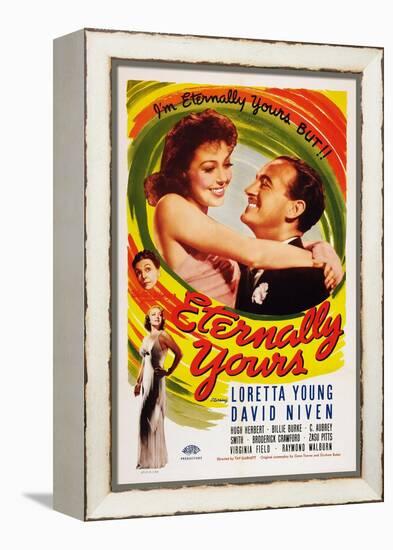 Eternally Yours, Virginia Field, Zasu Pitts, Loretta Young, David Niven, 1939-null-Framed Stretched Canvas