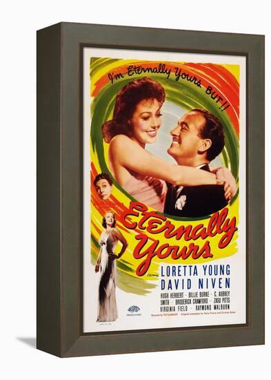 Eternally Yours, Virginia Field, Zasu Pitts, Loretta Young, David Niven, 1939-null-Framed Stretched Canvas