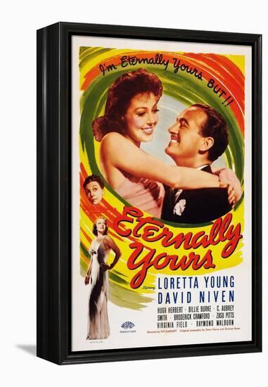 Eternally Yours, Virginia Field, Zasu Pitts, Loretta Young, David Niven, 1939-null-Framed Stretched Canvas