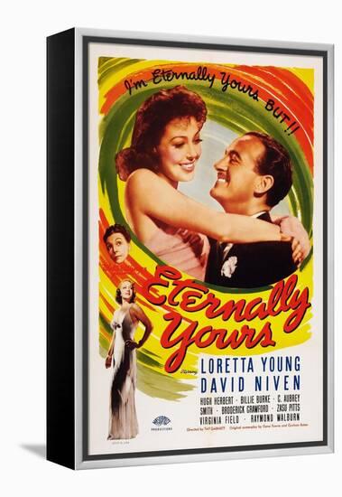 Eternally Yours, Virginia Field, Zasu Pitts, Loretta Young, David Niven, 1939-null-Framed Stretched Canvas