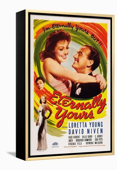 Eternally Yours, Virginia Field, Zasu Pitts, Loretta Young, David Niven, 1939-null-Framed Stretched Canvas