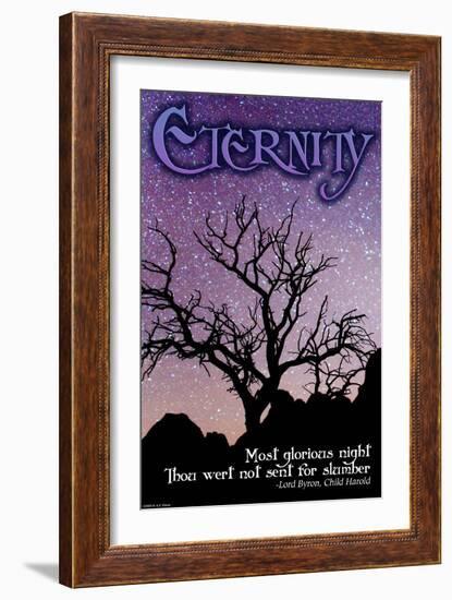 Eternity-null-Framed Art Print