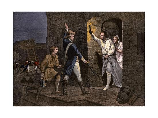 Ethan Allen And The Green Mountain Boys Taking Fort Ticonderoga