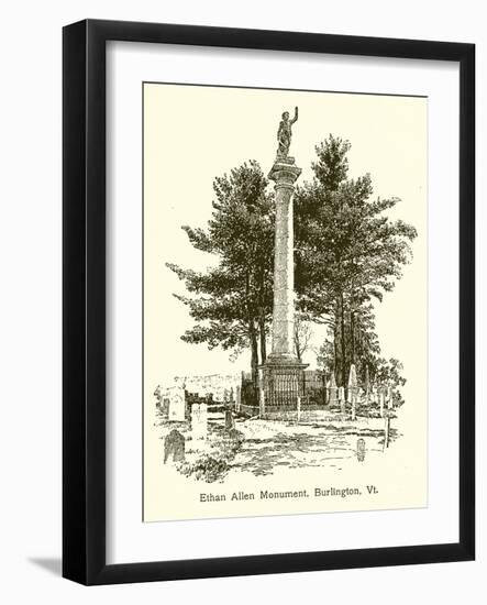 Ethan Allen Monument, Burlington, VT-null-Framed Giclee Print