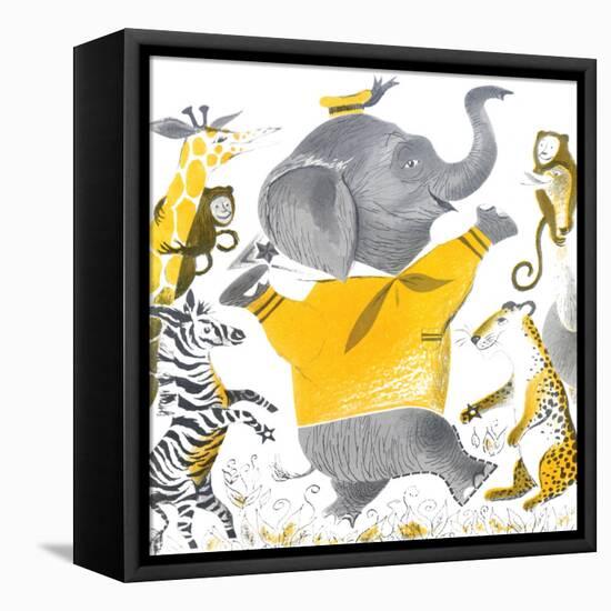 Ethan the Elephant - Child Life, June 1955-null-Framed Premier Image Canvas