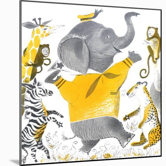 Ethan the Elephant - Child Life, June 1955-null-Mounted Giclee Print