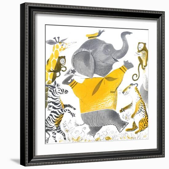 Ethan the Elephant - Child Life, June 1955-null-Framed Giclee Print