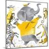 Ethan the Elephant - Child Life-null-Mounted Giclee Print