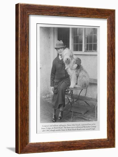 Ethel Smyth (B/W Photo)-English Photographer-Framed Giclee Print