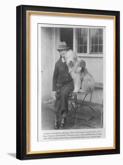 Ethel Smyth (B/W Photo)-English Photographer-Framed Giclee Print