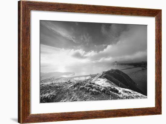 Etheral Morning Light at Slacker Hill, Golden Gate Bridge, San Francisco, California-Vincent James-Framed Photographic Print