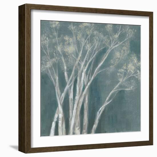 Ethereal Birches II-Jennifer Goldberger-Framed Art Print