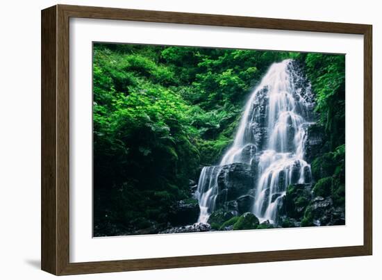 Ethereal Fairy Falls, Columbia River Gorge, Oregon-Vincent James-Framed Photographic Print