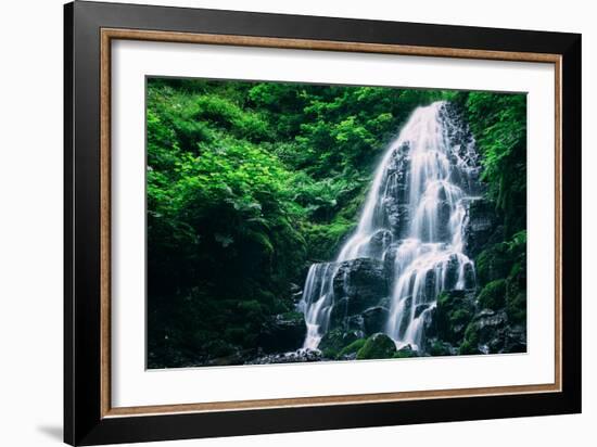 Ethereal Fairy Falls, Columbia River Gorge, Oregon-Vincent James-Framed Photographic Print