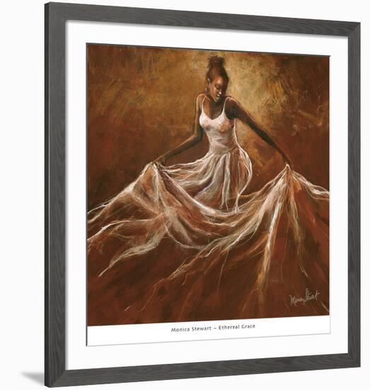 Ethereal Grace-Monica Stewart-Framed Art Print