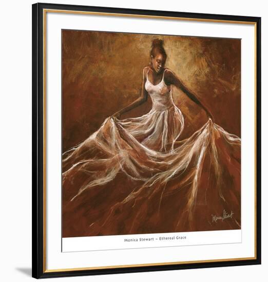 Ethereal Grace-Monica Stewart-Framed Art Print