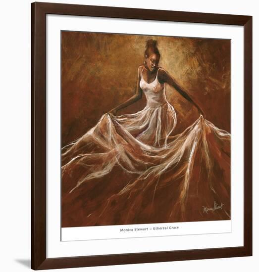 Ethereal Grace-Monica Stewart-Framed Art Print