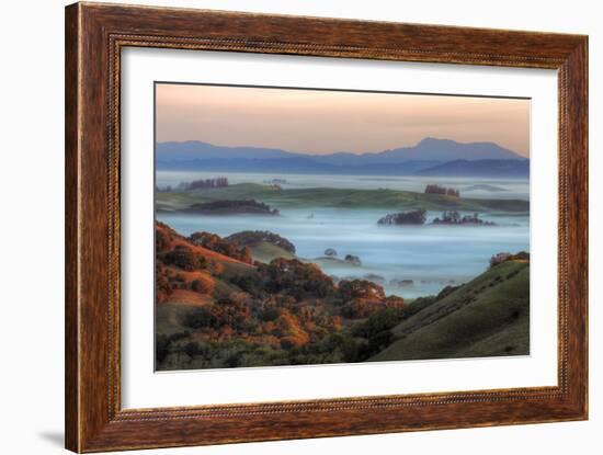 Ethereal Morning Across The Petaluma Hills, Northern California-Vincent James-Framed Photographic Print