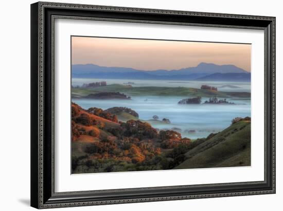 Ethereal Morning Across The Petaluma Hills, Northern California-Vincent James-Framed Photographic Print