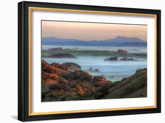 Ethereal Morning Across The Petaluma Hills, Northern California-Vincent James-Framed Photographic Print