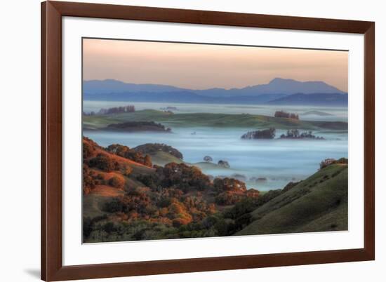 Ethereal Morning Across The Petaluma Hills, Northern California-Vincent James-Framed Photographic Print