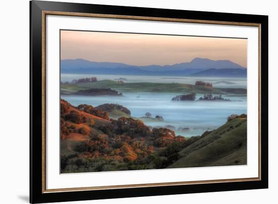 Ethereal Morning Across The Petaluma Hills, Northern California-Vincent James-Framed Photographic Print