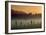 Ethereal Mount Rainier beyond the misty Nisqually Valley near Ashford, Washington-Art Wolfe-Framed Art Print