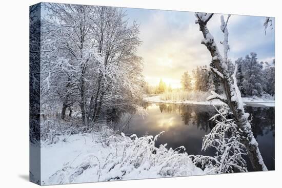 Ethereal Snow-Andreas Stridsberg-Framed Stretched Canvas