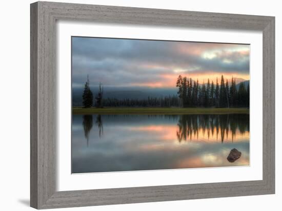 Ethereal Sparks Lake and Morning Light-Vincent James-Framed Photographic Print