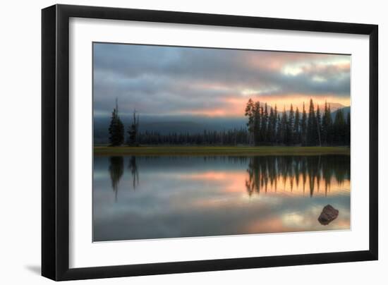 Ethereal Sparks Lake and Morning Light-Vincent James-Framed Photographic Print