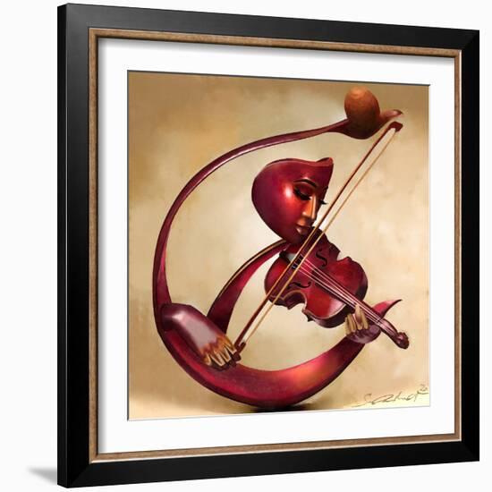 Ethereal Strings-Salaam Muhammad-Framed Premium Giclee Print