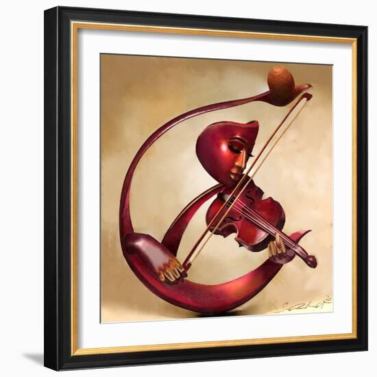 Ethereal Strings-Salaam Muhammad-Framed Premium Giclee Print