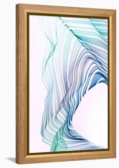 Etherial Wave (Portrait) Flow Motion-Dominique Vari-Framed Stretched Canvas