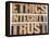 Ethics, Integrity, Trust Word-PixelsAway-Framed Stretched Canvas