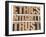 Ethics, Integrity, Trust Word-PixelsAway-Framed Premium Giclee Print