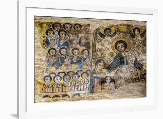 Ethiopia, Abraha Atsbeha, Tigray Region. the Interior of the 10th Century Church of Abraha Atsbeha-Nigel Pavitt-Framed Photographic Print