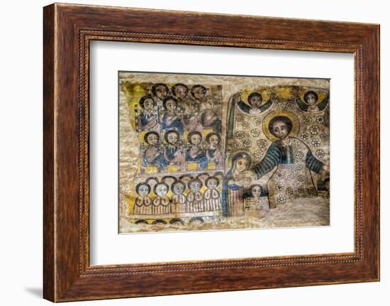 Ethiopia, Abraha Atsbeha, Tigray Region. the Interior of the 10th Century Church of Abraha Atsbeha-Nigel Pavitt-Framed Photographic Print