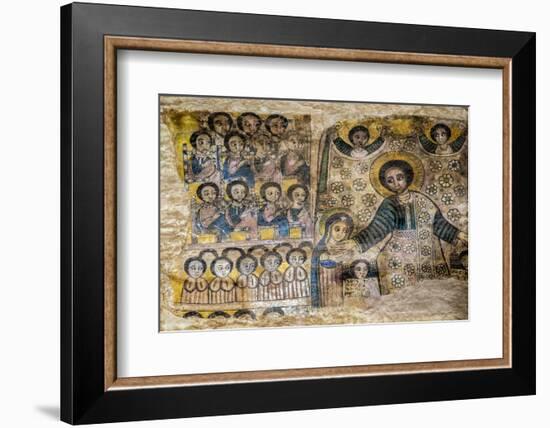 Ethiopia, Abraha Atsbeha, Tigray Region. the Interior of the 10th Century Church of Abraha Atsbeha-Nigel Pavitt-Framed Photographic Print